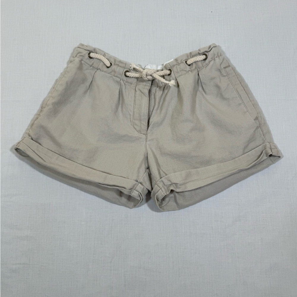 Crewcuts Kids Tan Shorts with Rope Detail